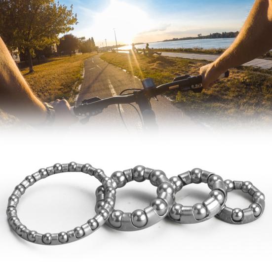 2 Stück Fahrrad-Steuersatzkugeln Hohe Härte Verschleißfestigkeit Lange Lebensdauer Breite Anwendungen Vorne