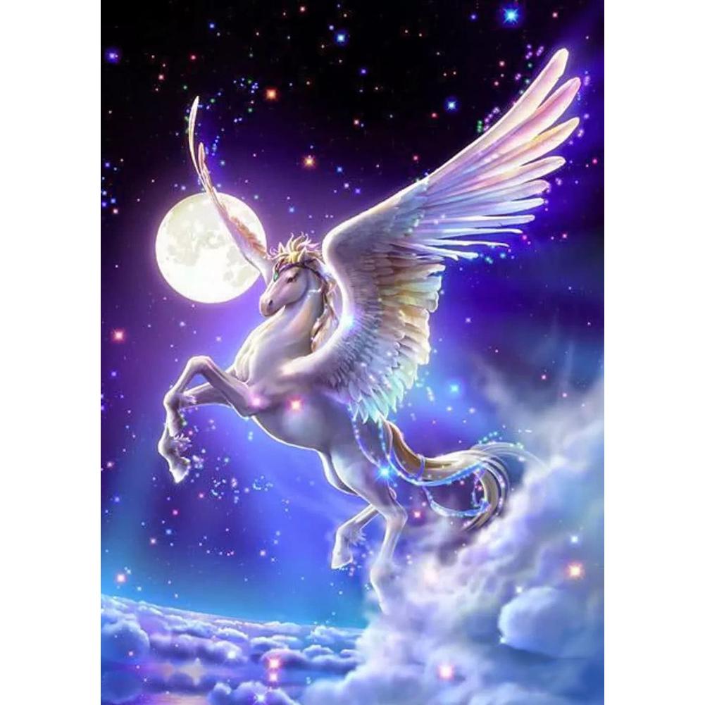

Алмазная картина, полная дрель, набор для алмазной живописи YEESAM ART Unicorns 5D DIY