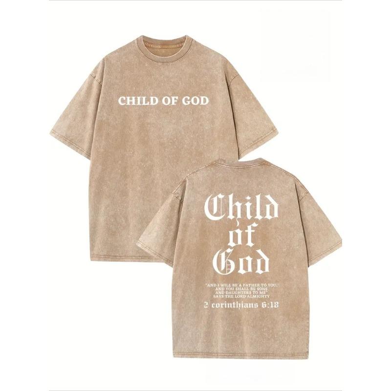 Vintage Washed T-Shirt - Thick Soft Crew Neck Short Sleeve, Loose Fit Retro Streetwear Top with Casual Summer Casual Attire - Machine Washable Blouse