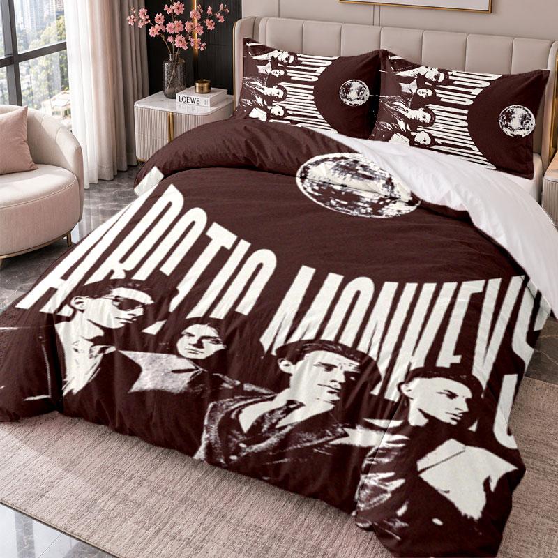 Arctic Monkeys 3Pcs Bedding Set Duvet Cover With Two Pillowcases For Bedroom Home Decoration