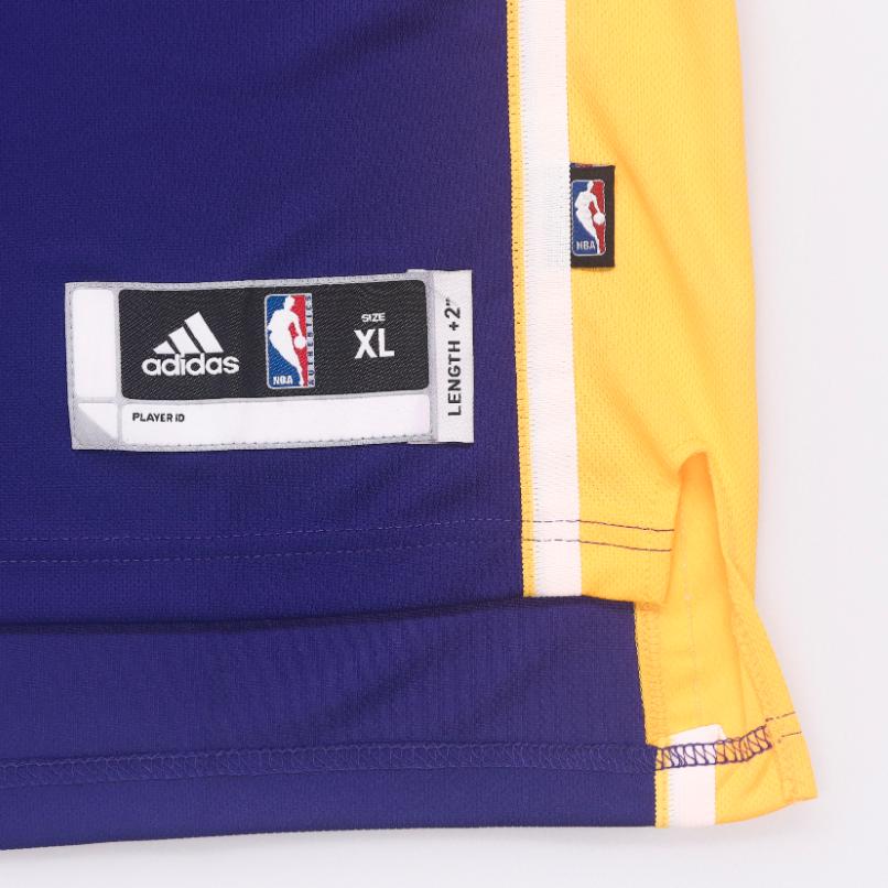 Adidas NBA Dwight Howard 12-13 Season Los Angeles Lakers Purple Away Swingman Embroidered Fan Edition Basketball Jersey Unisex jersey 7912A-302-K91857