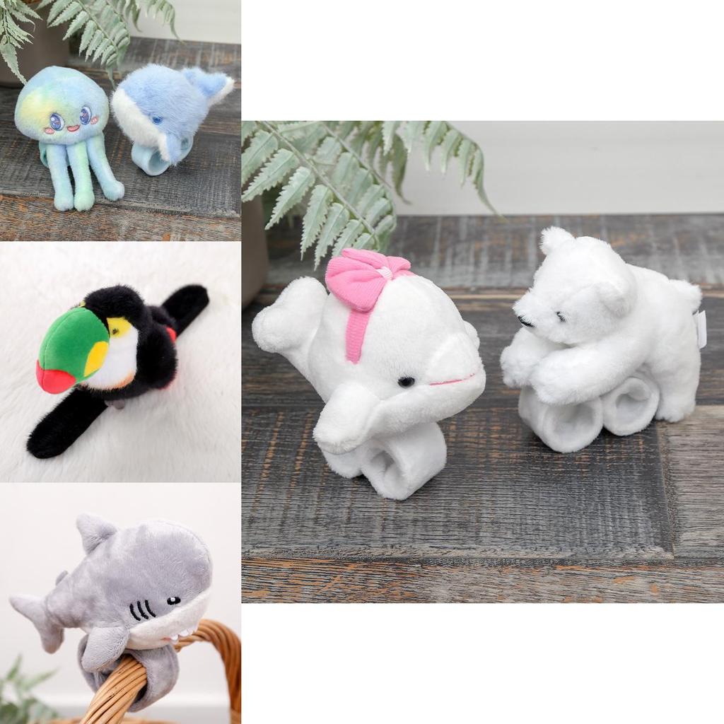 Marine Animal Plush Toy Hand Ring With Soft Cotton For Kids Gift