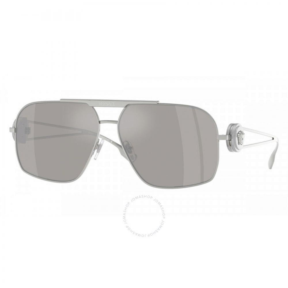 

VerSace Light Grey Mirror Silver Navigator Men S SunglaSSeS Ve2269 10006g 62