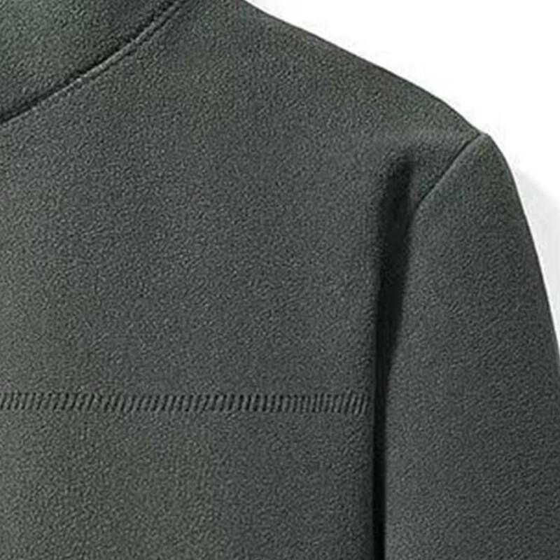 TUCANO Men's Stand Collar Fleece Lined Winter Jacket