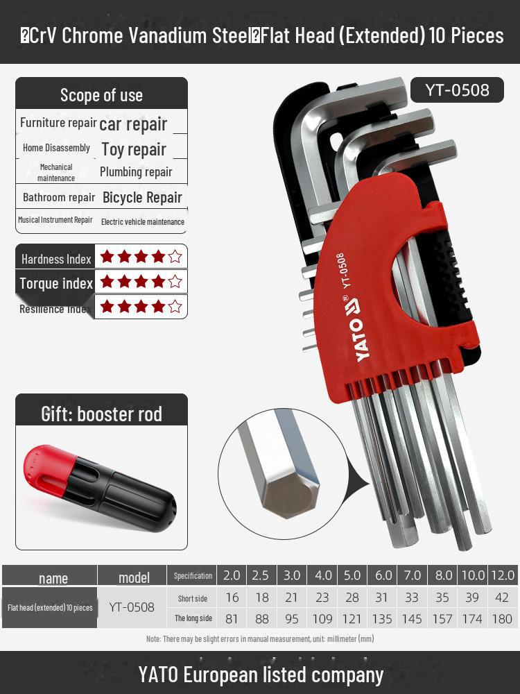 Yiertuo Hexagonal Wrench & Screwdriver Set