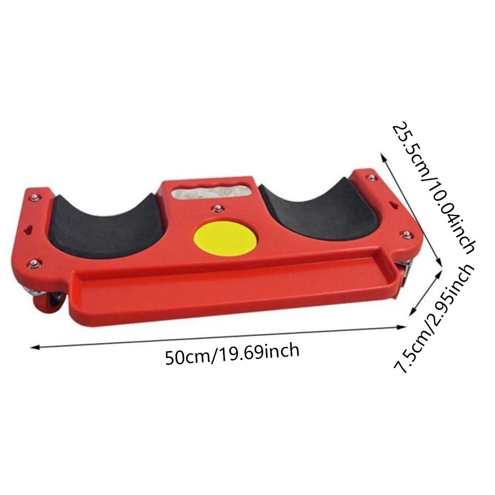 Movable Knee Pad Rolling Knee Cart With 5 Swivel Castors Collapsible Frame Roll-Up Knee Pads For Auto Repair Protect Knees