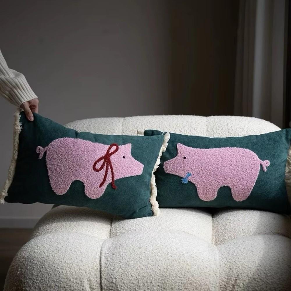 Nordic Style Embroidered Cushion Cover Embroidery Design Sofa Cushion Pillow For Bedroom