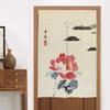 Chinese Half Door Curtain for Kitchen Bathroom Bedroom Partition Windproof Decorative Hanging Screen