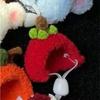 Fashion Woolen Plush Hat Mini Pet Supplies Animal Doll Hat  for Hamster Golden Silk Bear