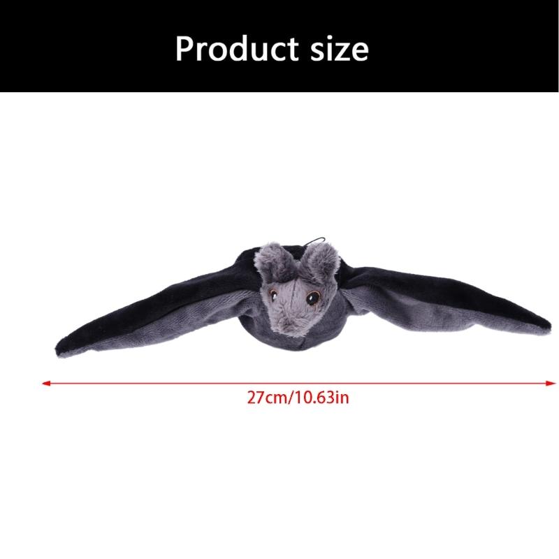 Hanging Bat Motion Toy for Felines and Small Dogs, Soft Cover Wing Action Toy with Handheld Controller for Daily Indoor Activity Use