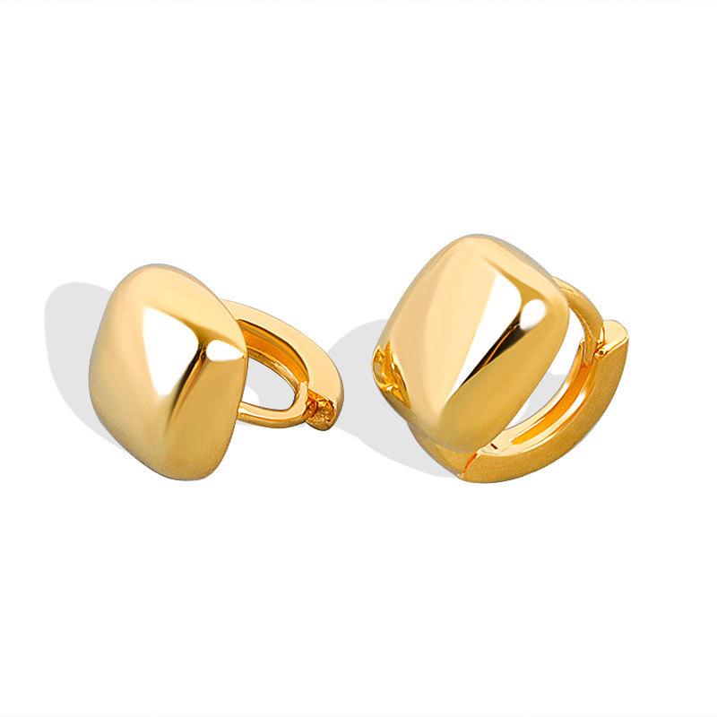 S925 Silver Minimalist Vintage Geometric Oval Hoop Earrings Simple Elegant Circle Ear Cuffs For Women Fashion Jewelry