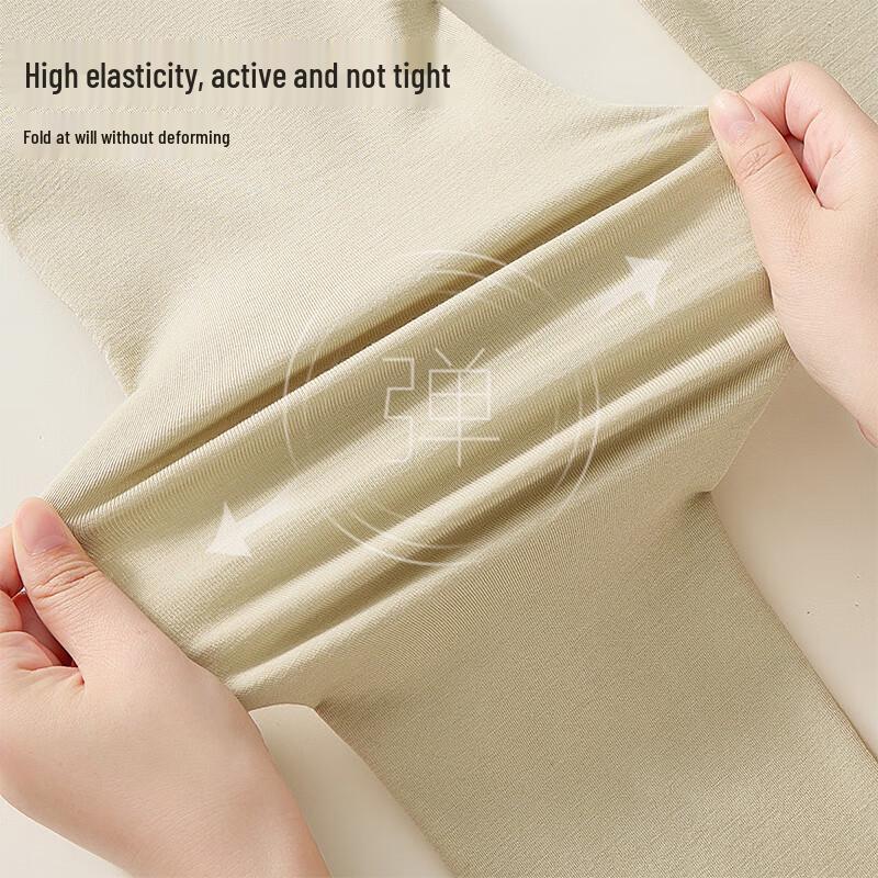 Langsah Women's High-Waist Thermal Base Layer Leggings