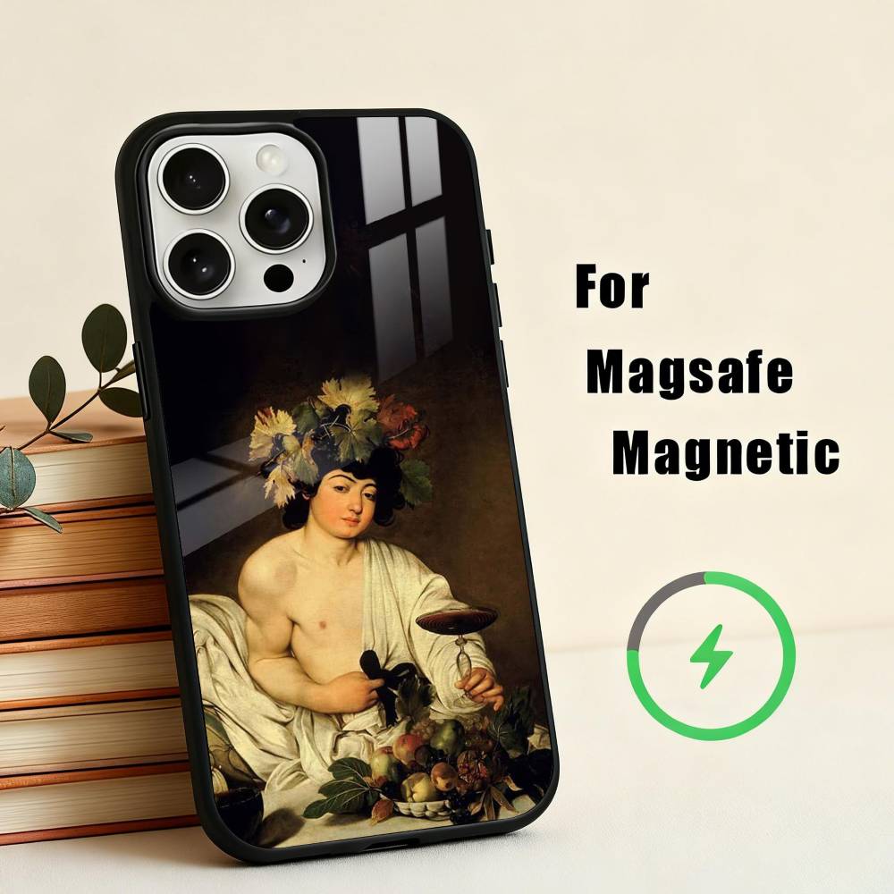 C-Caravaggio-O P-Painting-G Phone Case For iPhone 17,16,15,14,13,12,Plus,Pro,Max for Magsafe Magnetic Wireless Charging