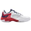 Li Ning Sound Wave IV Sports Comfortable Wear-Resistant Breathable Low-Top Badminton Shoes Unisex Sneaker White Red AYTV015-3