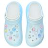Crocs Crush Clog Summer Dream Bubble Sea Salt Exquisite Hole Shoes Unisex White Blue