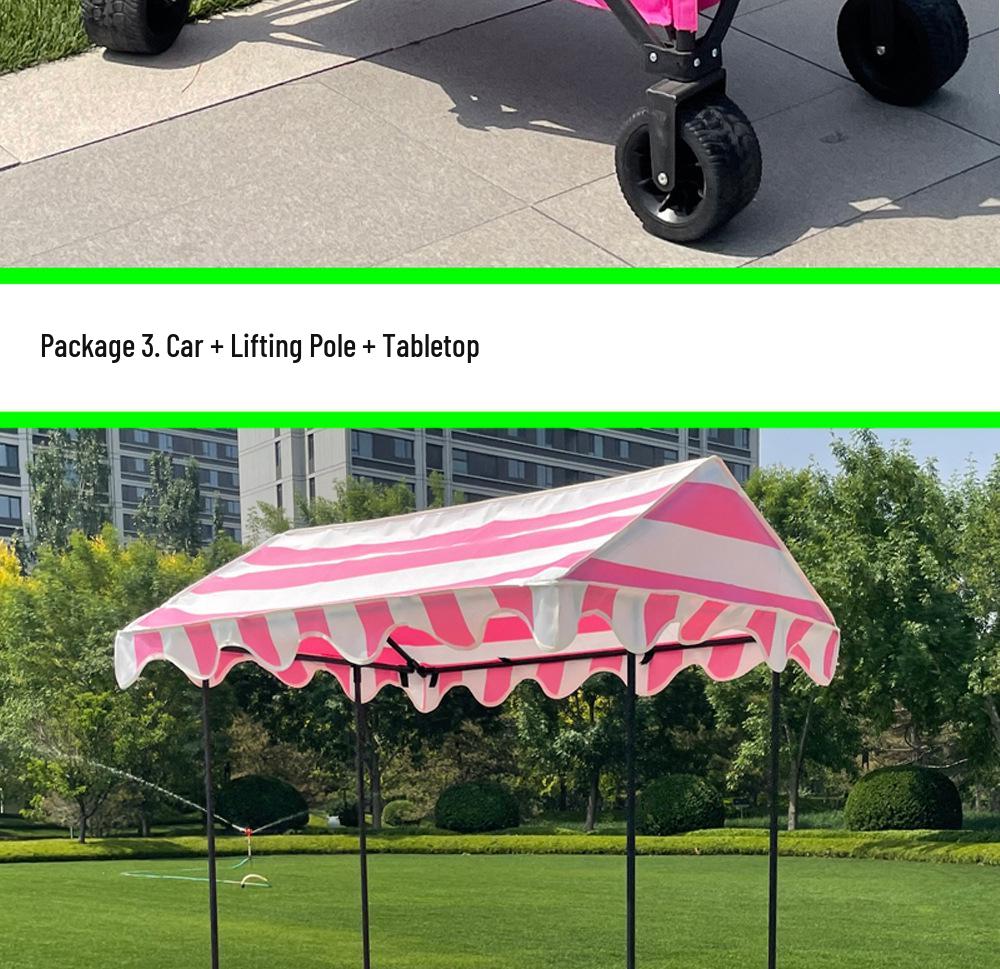 167x60 Folding Camping Table: Double Layer, 500kg Load Capacity, Portable for Car and Picnic