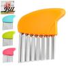 Effortless Food Prep Gadget Stainless Steel Potato Cutter, Wavy Blade French Fry Slicer, Manual Kitchen for Vegetables Energy Saving Chopper