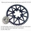 Motorcycle modification front and rear sprocket gear teeth are suitable for  Duke390 RC390 Duke 390 2014 2015 2016 2017-2019
