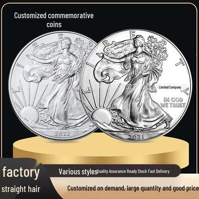 Statua della Libertà 2024 Dollaro Aquila d'Argento Moneta Commemorativa Medaglia