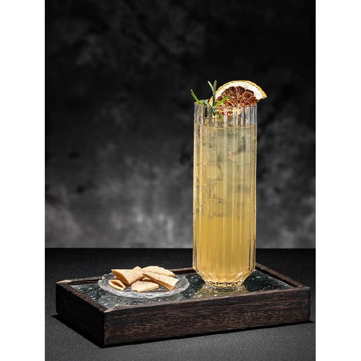 Crystal Glass Striped Creative Cocktail Glass Collins Glass Juice Glass Slightly Tipsy Mxing Glass Special Drink Glass Water Cup