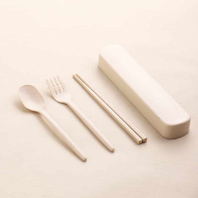 Wheat Straw Portable Cutlery Set