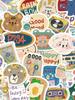 Korean Style Cute Watercolor Stickers: 449 Waterproof Sheets for Creative Decoration