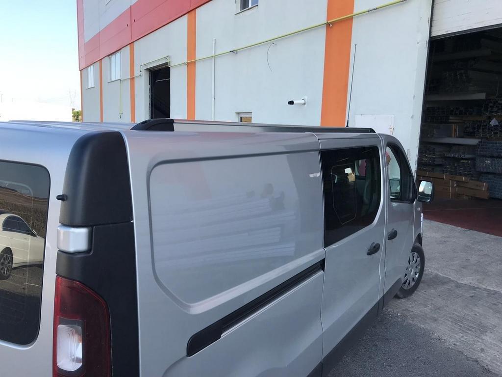 Integrated Roof Rails (chromium) Short Base for Renault Trafic 2015-