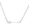 European & American Stainless Steel Necklace: Arrow, Water Drop, Moon Cat, Heart Pendant for Women - Elegant Sweater Chain