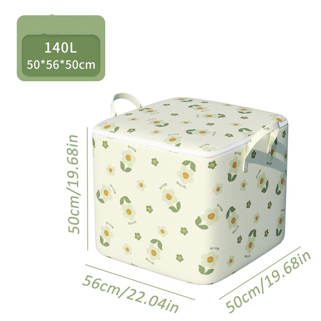 Dustproof Large Capacity Storage Bag Quilt & Clothes Organizer With Zipper And Handles For Closet Foldable Clothes Storage Bag Quilt Organize Cases