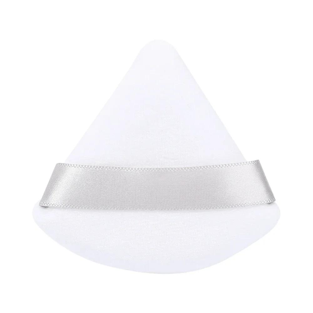 Short-pile Triangle Velvet Powder Puff Face Make Up Eyes Contouring Shadow Cosmetic Washable Mini Velvet Foundation Puffs Women