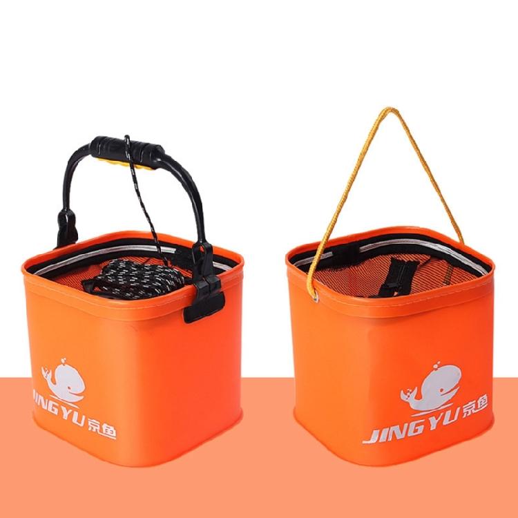Folding Water Container EVA Collapsible Bucket Fishing Bucket for Boating-Hiking