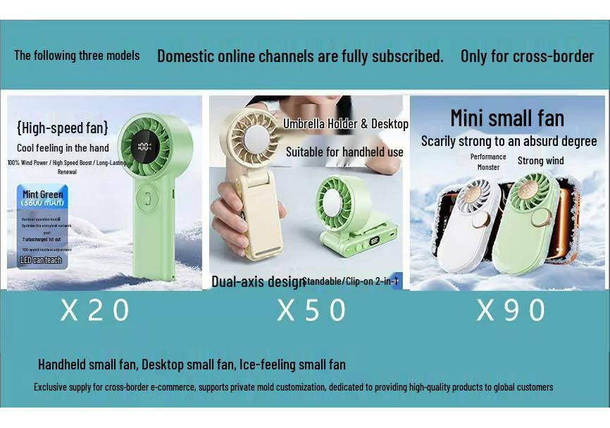 Compact USB Rechargeable Pocket Fan: Handheld Lipstick-Sized, Strong Wind, Digital Display, Stepless Speed Control