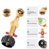 Multifuntional Propanes Grills Connectors Quick Attachs Propanes Conversion Fitting Metal Texture for BBQ Setuping