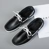 Fashion Fashion Men Comfort Loafers Shoes Outdoor Board Soft Sole Casual Leather Shoes Men Non-slip Sneakers Party Daily Shoes Man Flats