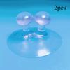 2PCS Toothbrush Suction Cup Wall Mounted Suction Cup Electric Toothbrush Holder No-hole Storage Rack Suction Cup Hooks Shelf