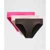 LULULEMON Under Ease Mid-Rise Bikini Underwear *3 Pack Mamu Mysh Flft