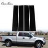 4Pcs Car Window Pillar Posts Door Trim Sticker Black Decal Cover for Ford F-150 Super Cab/Extended Cab 2004-2014