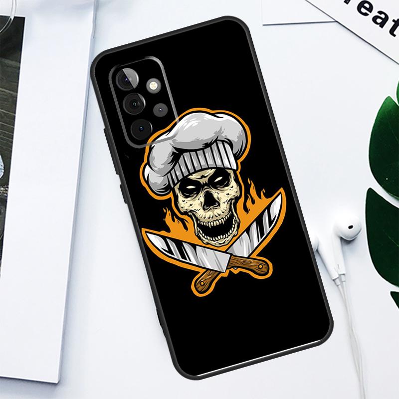 Baker Love Baking Chef For Samsung Galaxy A52 A22 A32 A54 A34 A14 A55 A35 A15 A53 A33 A13 A05 A06 A16 Phone Case