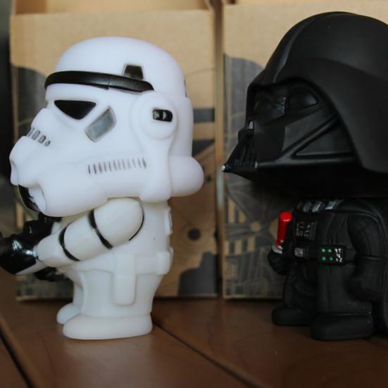 Cute Star Wars Darth Vader Stormtrooper Model Action Figure Toy Car Ornament