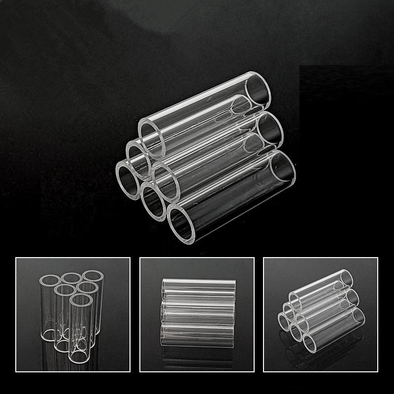 Clear Acrylic Aquatic Hiding Tube 1/15Pcs Safe Non-Toxic Shelter for Betta Shrimp Home Aquarium Fish Tank