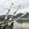 JOSBY Ultralight Telescopic Carbon Fiber Spinning Rod - Portable Fishing Rod for Travel (3.0m/2.7m/2.4m)