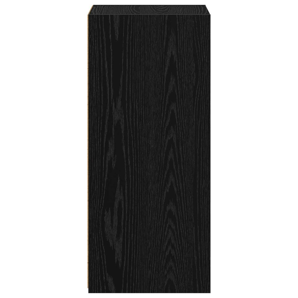 Sideboard Black Oak 30 x 41 x 93 cm Engineered Wood