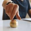 Colorful Rotating Tabletop Ball, Fingertip Top Toy, Round Ball, Leisure Stress Relief Toy, Office Gold, Dazzling Colors