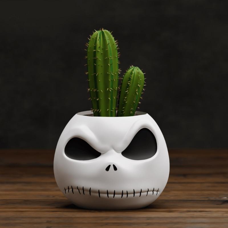 Versatile Silicone Mould for Skull Flower Pots Easy Demoulding Cement Planter Accessory for Enthusiasts Household