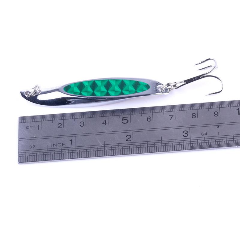 5PCS Metal Spinner Spoon Trout Fishing Lure Hard Bait Sequins Artificial Bait Spinner Fishing Lure