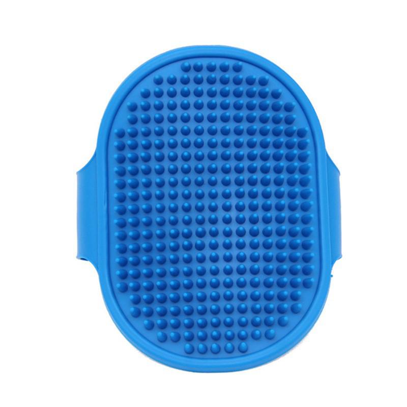 Golden Retriever Bath Brush: Silicone Oval Glove with Bristles for Large Dog Cleaning