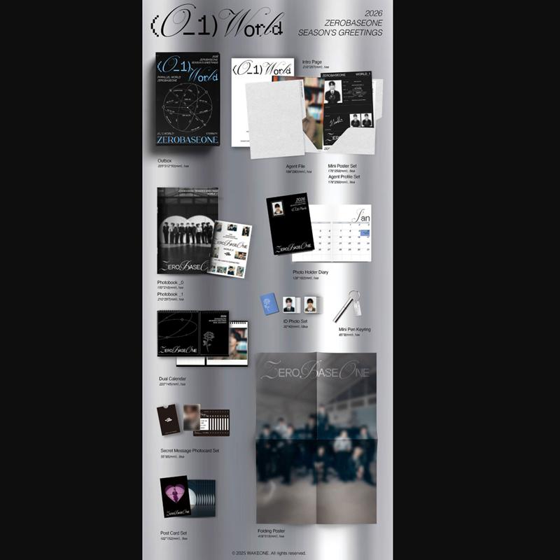 [Vorbestellung] ZEROBASEONE - 2026 SEASON'S GREETINGS [(01) Welt]