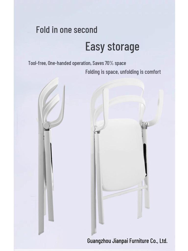 Klappbarer Metall-Vortragsstuhl mit Armlehne - Ideal für Auditorium und Outdoor-Aktivitäten.