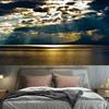 Sunset Peak Natural Landscape Tapestry Wall Hanging Bedroom Dormitory Room  Decoration Background Cloth Home