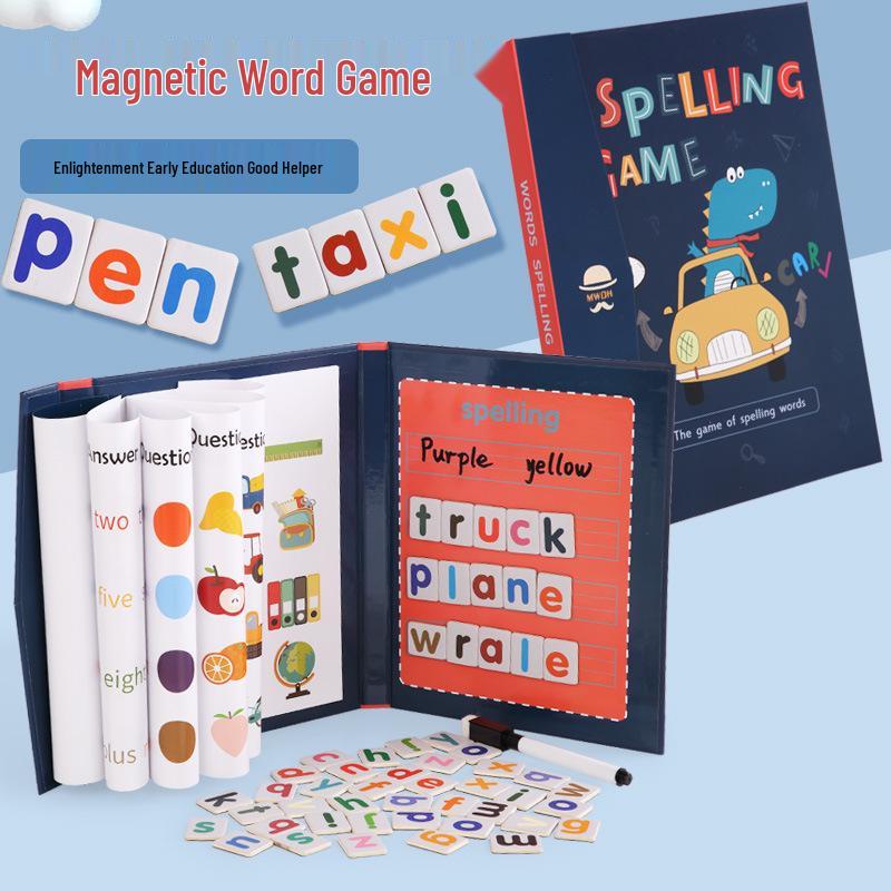 

Magnetic Alphabet & Number Learning Toy for Kids - Educational Book Style